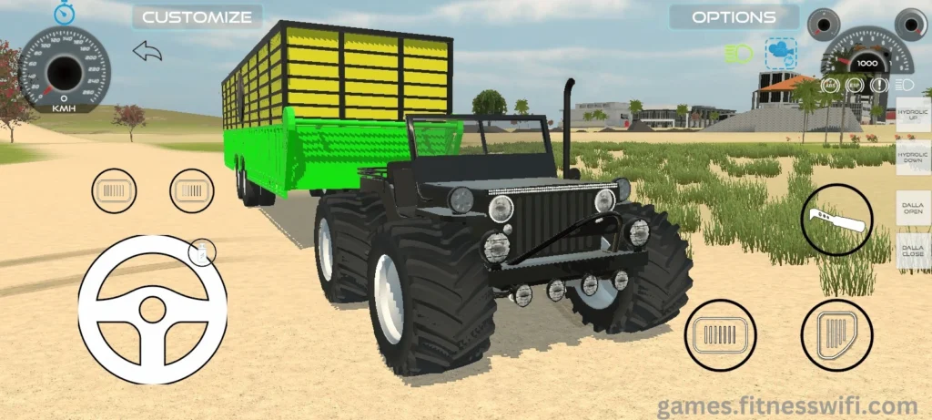 Indian vehicles simulator 3d New update cars with trolley